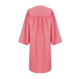 GradClassical Unisex Matte Graduation Gown Cap Tassel Set 2024 for High School and Bachelor (Pink 48"(5'3"-5'5"))