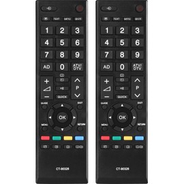 2 Packs CT-90326 Replacement Remote Control Compatible with Toshiba Smart TV