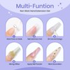 Supwee Solid Builder Gel for Nails Clear Non-Stick Hand Nail