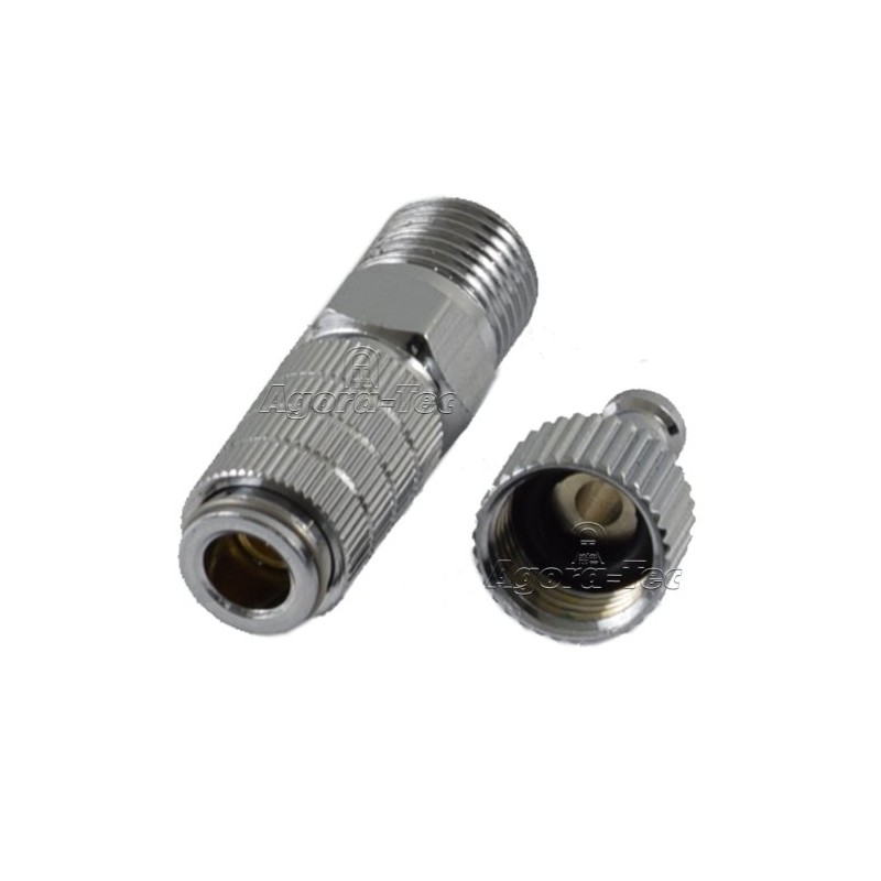 Agora-Tec® Airbrush Quick Disconnector (Schnellkupplung) AT-QD-01, Schnellkupplung zum schnellen wechseln