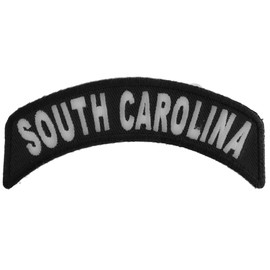 South Carolina Patch - 4x1.75 inch. Embroidered Iron on Patch