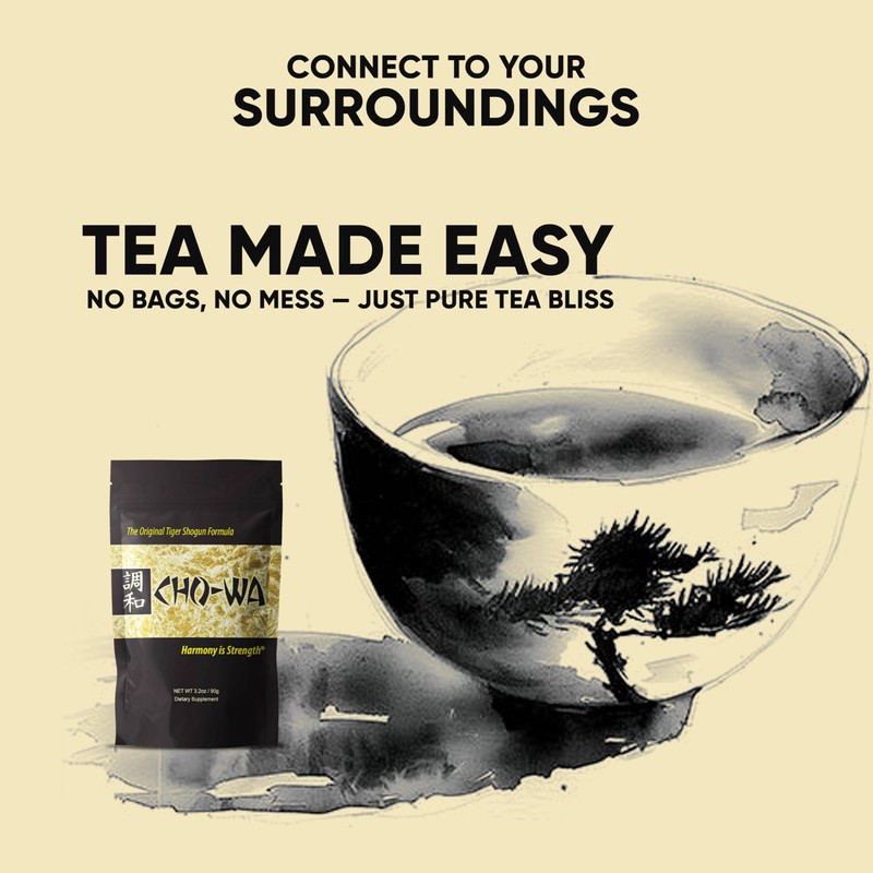 Harmony is Strength CHO-WA Herbal Tea Original Tiger Shogun Formula
