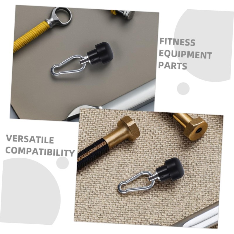 WOONEKY 1set Gym Cable Attachments Wire Rope Terminal Connectors for