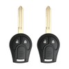 eMagTech 2x 2-Button Remote Key Fob Case Shell with Uncut