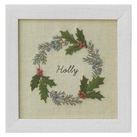 Lucian 542012 Embroidery Kit, Kazuko Aoki 12 Months Plant Book, Holly, Cosmo (Cosmo) 4.6 x 4.6 inches (11.7 x 11.7 cm)