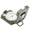 DC60‑2A Aluminium Alloy Foldable Multifunctional Luminous Compass Outdoor SuppliesArmy Green