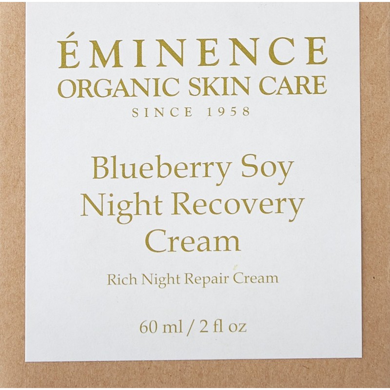 Eminence Blueberry Soy Night Recovery Cream, 2 Ounce
