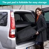 Asiento Perro, Cubre Asiento Funda Individual para Perro (Negro)