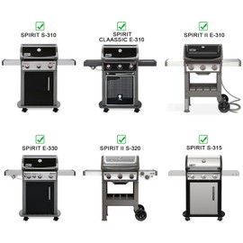 7636 67046 69797 68843 15.3" Flavorizer Bars for Weber Spirit I & Spirit II & GS4 Spirit II 300 Series Replacement Parts Weber Spirit E310 E320 E330 S310 S320 S330 Gas Grills w/ Front Control Knob