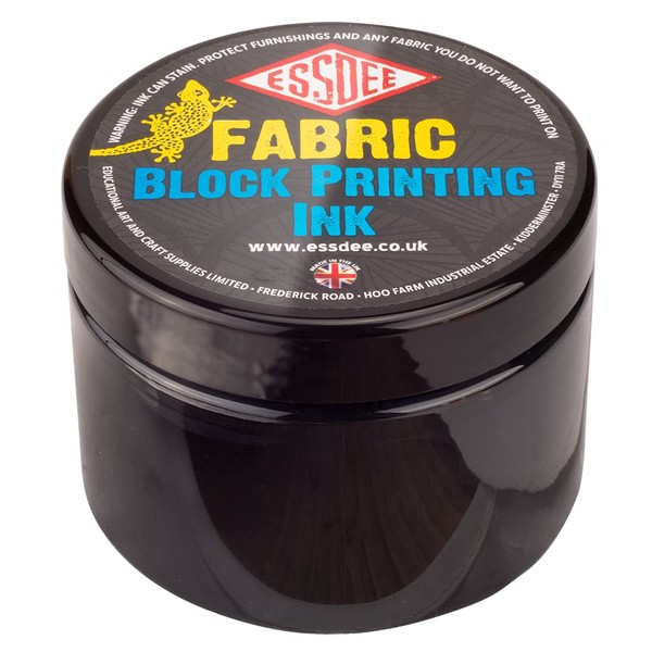 Essdee Fabric Printing Ink, Black, 150ml