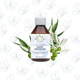 Aceite Ozonizado 185 mEq regenera la piel antioxidante, disminuye arrugas, revitaliza, regenera, hidrata y suaviza la piel. (125 ML)