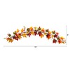 Nearly Natural 6ft. Autumn Maple Leaf and Berry Fall Garland