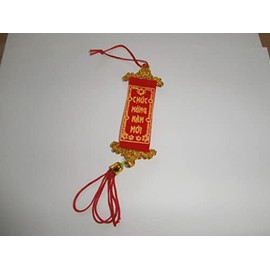 Vietnamese New Year Decorative Hanging Sign bảng treo tết (chúc mừng năm mới)