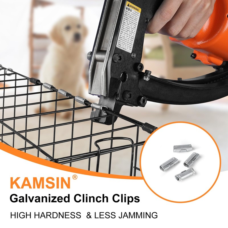 KAMSIN CL-4 Vertex Fastener 7/8-Inch(22mm) Crown Hartco Clips 960 PCS