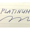 Platinum Fountain Pen Dye-Based Ink Cartridge - Blue Black -