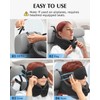 YFONG Travel Pillow for Long Flight Airplanes, Head Strap Combo