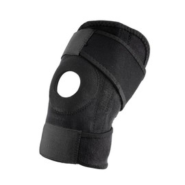 Healvian Adjustable Knee Brace Support Sleeve Open Patella Stabilizer Protector Nylon Wrap for Meniscus Tear for Running Basketball and Athletic Activities