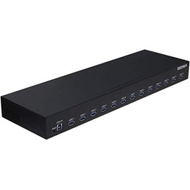 Sedna 13 Port USB 3.1 Gen I Hub (5Gbps) - 19 Inch 1U Rack Mount