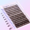 Pawotence Lash Extension Kit DIY 280pcs Brown Lash Clusters Eyelash