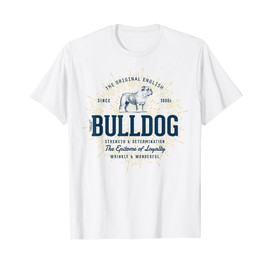 Retro English Bulldog Vintage T-Shirt