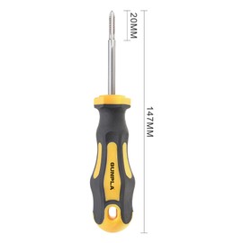 Gunpla Re-Threading Driver Tool Heavy Duty High Speed Steel M4.0x0.7 Rethreading Tapping Ergonomic Handle Phillips Head Precision Accurate Thread Pitch