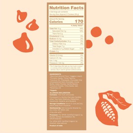 The Greater Goods Snacking Co. Chocolate Chip Cookies - Organic, Vegan, Grain Free, Gluten Free, and Paleo Friendly - Delicious Small Batch Almond Flour Baked Snacks - 3-Pack