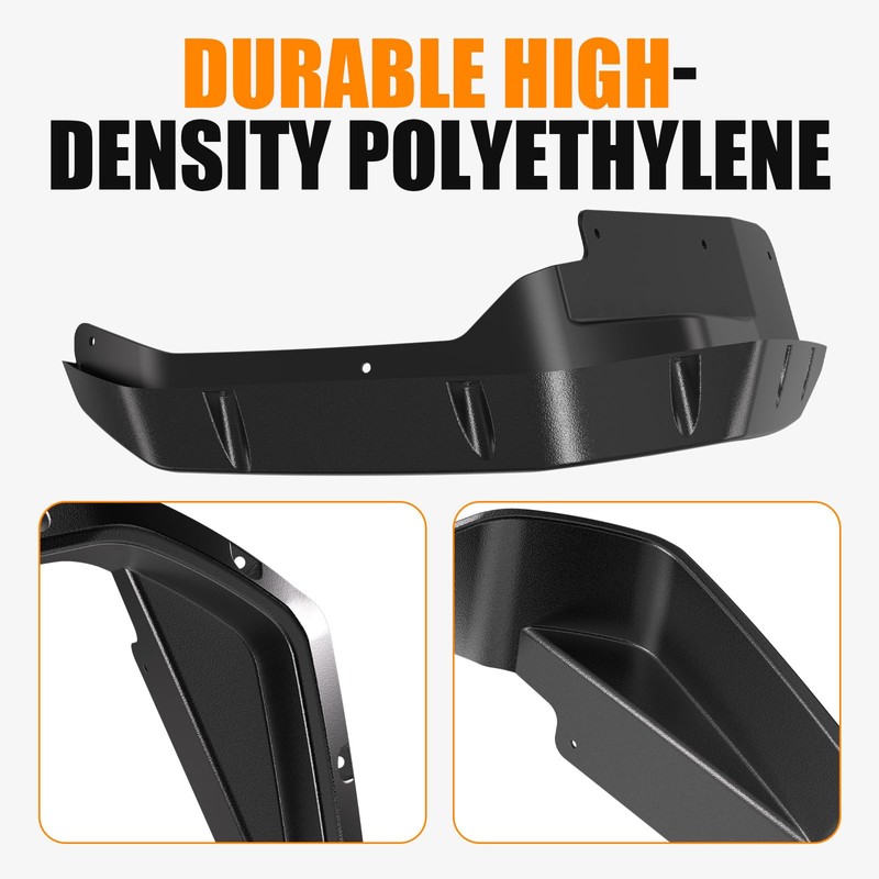 XATVXUTV Front Fender Flares for Honda Pioneer 1000, Front Mud