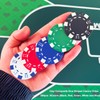SEETOOOGAMES Casino Poker Chips Clay - 200pc 11.5g Gambling Chips