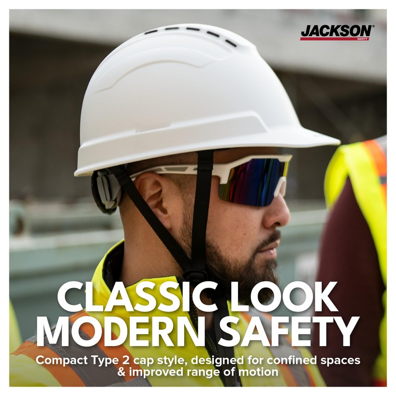 Jackson Safety Sentry2 Type 2 Cap-Style Vented Hard Hat, ANSI