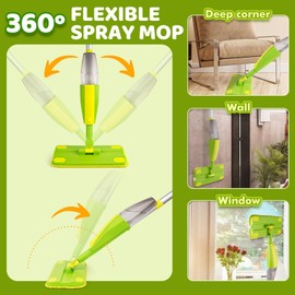 Kids Spray Mop-Montessori Toys for 3+ Years Old Toddler Size Cleaning Mop That Really Works -Kid Pretend Play Toys Gift for Toddlers Girls Boys