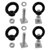 4 Pack M8 T-Slot Bolt with Eye Nut, Stainless Steel