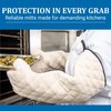 San Jamar Conventional Style Oven Mitt, Heat Resistant Pot Holder