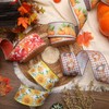 LaRibbons Fall Ribbon Wired 2 1/2" x 10 Yards, Reversible