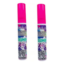Kit 2 Rímel Empoderada Volumen X3 Con Colágeno Y Vitaminas                                                                                            