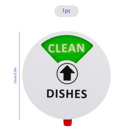 Tabanzhe Magnet Clean Dirty Sign Indicator for Dishwashers with Clean,Dirty,Running and Empty Signs,Reversible Dishwasher Indicator Kitchen Organization Supplies Decoration