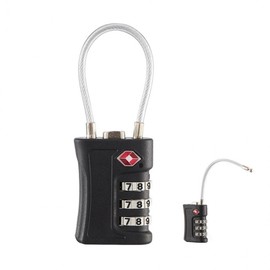 TSA Wire Lock for Luggage, Tents, and Safety Applications Locking Device