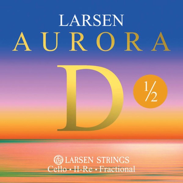 LARSEN STRINGS Aurora Cello Strings medium D 1/2 Medium