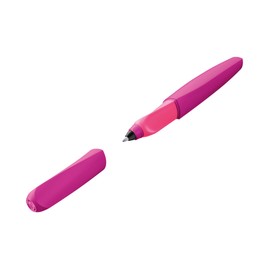 Pelikan Twist, Universal Fountain Pen for Right- and Left-Handed People, Neon Plum