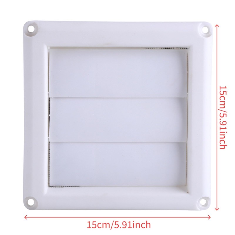HAOHIZE Grille,1PC Plastic Air Vent Grille Cover 3 Flaps Wall