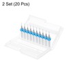 sourcing map 2 Set (20pcs) PCB Drill Bit Set 1/8"