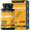 B-Complex Vitaminas Complejo B Premium 100 Vegano Sin rellenos Suplementos