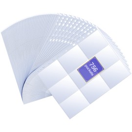Euqvunn Trasparente Raccoglitore Carte, 42 Fogli 756 Tasche Bustine per Carte, Rinforzo dei bordi Buste Cartes, 9-pocket Card Sleeves per TCG e cartes sportive