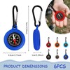 Pack of 6 Compass Children, Outdoor Compass with Carabiner Hook,