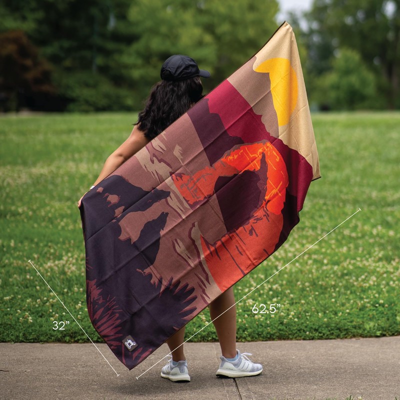 Sprints Athletic Running Towel, Full-Sized, Car Seat Cover - Performance