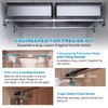 IRONWALLS 2-Pack Adjustable Undermount Sink Brackets, 24.4" to 59" Stainless