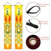 Peacock Outside Front Door Banners 12x71 Inches Polyester