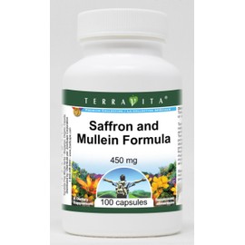Saffron and Mullein Formula - 450 mg (100 Capsules, ZIN: 513981) - 3 Pack
