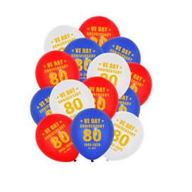 18 PCS VE Day 80th Anniversary Decorations,VE Day 80th Anniversary Balloons,VE Day Balloons,VE Day Decorations,Victory in Europe