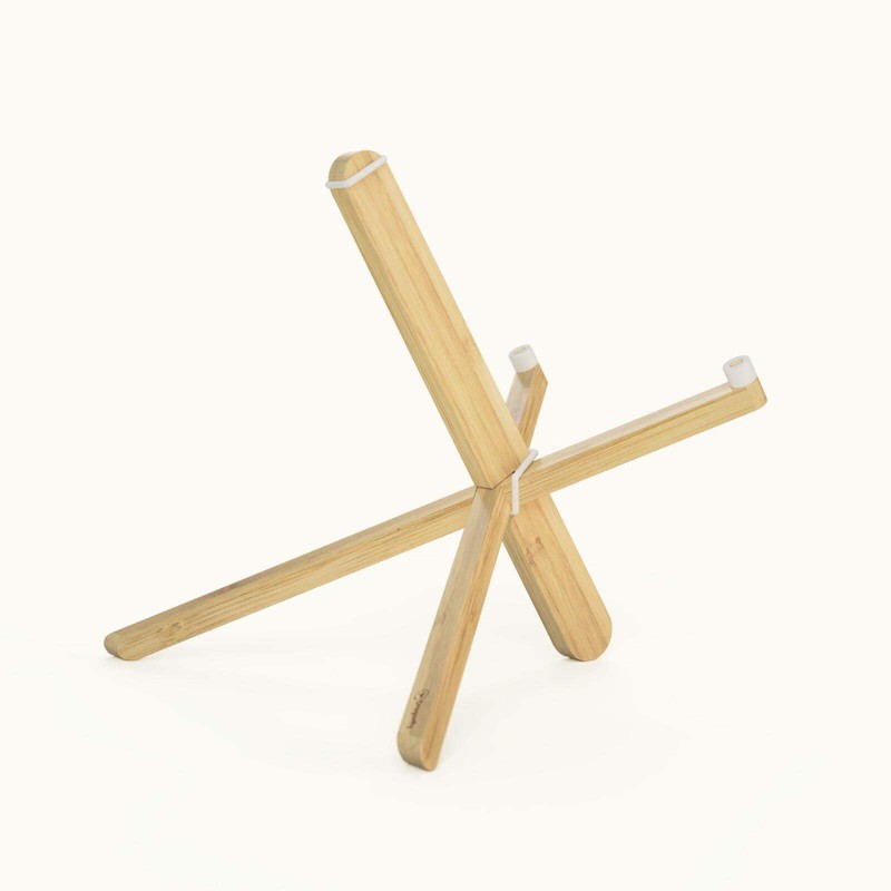 Dragonfly Bamboo Laptop Stand | Foldable Lightweight Portable Stand for