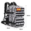 Delgeo Military Backpack, 25L Leopard Print